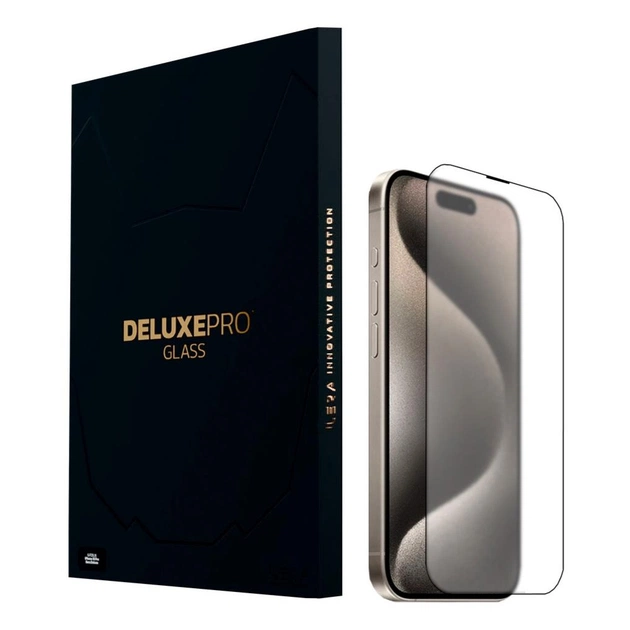 Скло захисне iLera DeLuxe Frosted iPhone 15 Pro Max (ILFRDL15PRMX) - зображення 1
