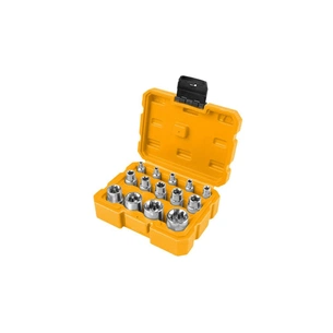 Набір торцевих головок Tolsen ПРОФІ торцевих, внутрішній Torx Е4-Е24, 14 шт. (15514) зображення 1