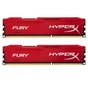 Модуль пам'яті для комп'ютера DDR3 8Gb (2x4GB) 1866 MHz HyperX Fury Red Kingston Fury (ex.HyperX) (HX318C10FRK2/8) - зменшене зображення 1