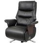 Офісне крісло Аклас Отаман, з електроприводом, Шкіра LC-A Black/PU Black (00174391) - зменшене зображення 5