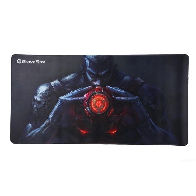 Килимок для мишки GravaStar WARRIOR XL Black (GSA8_MPD_WARRIOR) - зображення 1
