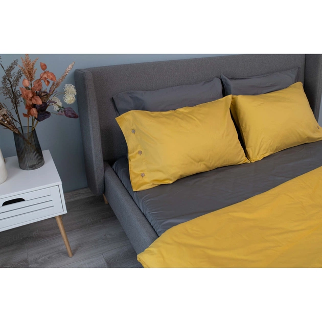 Наволочка Ardesto Mix&Match 50х70 100% бавовна, сатин жовтий (ART5070PCS) - picture 3