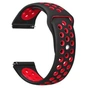 Ремінець BeCover Nike Style для Xiaomi Amazfit Bip/Bip Lite/Bip S Lite/GTR 42mm/GTS/TicWatch S2/TicWatch E Black-Red (705704) - уменьшенное изображение 3
