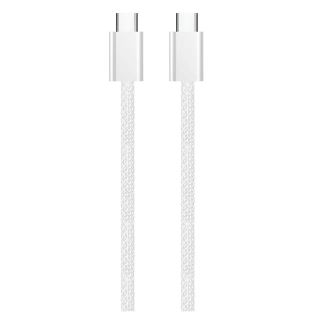 Дата кабель USB-C to USB-C 2.0m (braided cotton) (PD Fast Charging 60W) 3.0А grey ColorWay (CW-CBPDCC068-GR) - picture 7