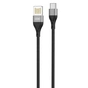 Кабель XO NB188 USB - USB Type-C, (M/M), 2.4A 1 м Gray (6920680879700) - зменшене зображення 1