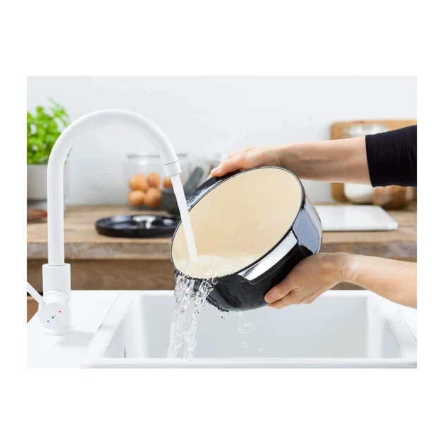 Каструля KitchenAid чавунна з кришкою 3,3 л Чорна (CC006058-001) - picture 9