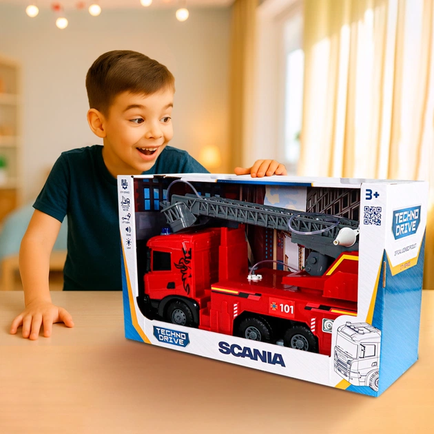 Спецтехника TechnoDrive Super Big Truck Пожарная машина Scania (5005KS) - изображение 11