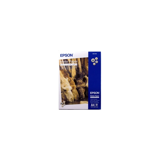 Фотопапір Epson A4 Matte Paper-Heavyweight (C13S041256) - зображення 1