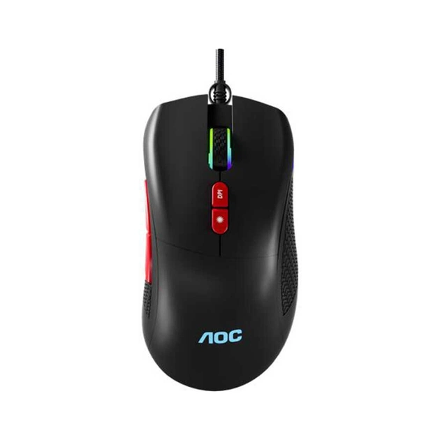 Мишка AOC GM180B LED USB Black (GM180B/LA) - зображення 1