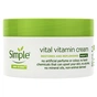 Крем для обличчя Simple Vital Vitamin Night Cream Kind to Skin Нічний вітамінний 50 мл (8710447485552) - зменшене зображення 1