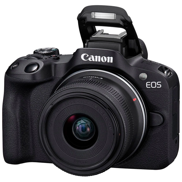 Цифровий фотоапарат Canon EOS R50 + RF-S 18-45 IS STM Black Creator Kit (5811C036) - зображення 5