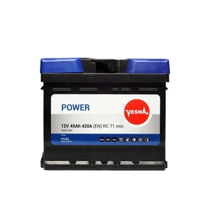 Акумулятор автомобільний Vesna 45Ah/12V Power (415 046) зображення 1