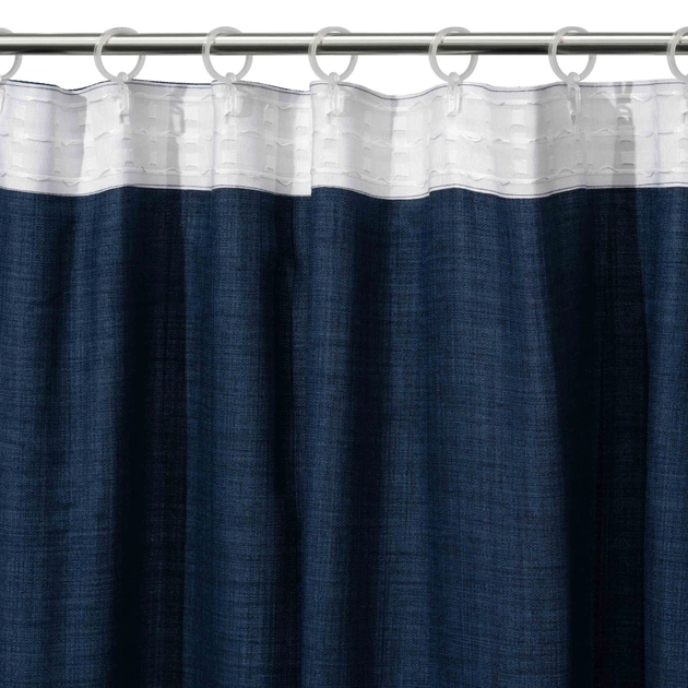 Штора Ardesto рогожка 100% поліестер, 150х270 см синій темний (ART1020NA) - picture 4