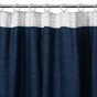 Штора Ardesto рогожка 100% поліестер, 150х270 см синій темний (ART1020NA) - зменшене зображення 4