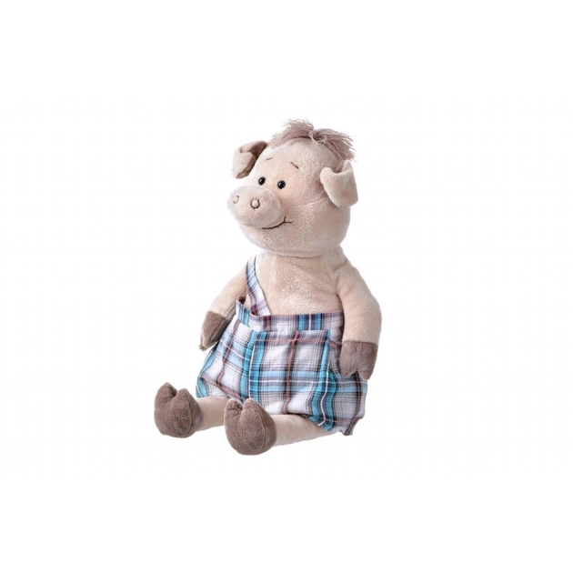 М'яка іграшка Same Toy Свинка в комбінезоні 45 см (THT706) - изображение 1