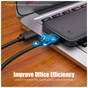 Дата кабель USB 3.0 AM/AM 2.0m 5Gbps black Essager (EXCAA-YTD01) - уменьшенное изображение 5