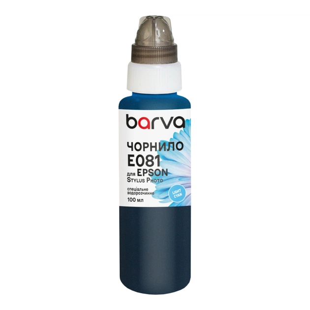 Чорнило Barva Epson T0485/T0805/T0815 100 мл, special, light cyan (E081-328e) - зображення 1