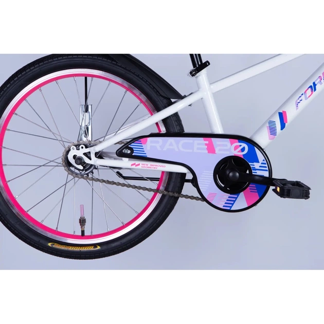Велосипед Formula 20" Kid RACE BH рама-10" ST 2026 білий з рожевим (OPS-FRK-20-238) - зображення 5