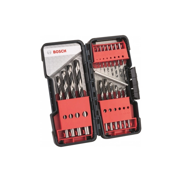 Набір свердл Bosch HSS PointTeQ ToughBox 18 шт (2.608.577.350) - зображення 1