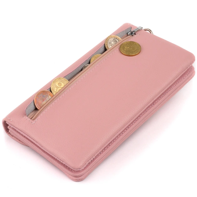 Гаманець ST Leather Зі шкіри Рожевий (19323) - зображення 6