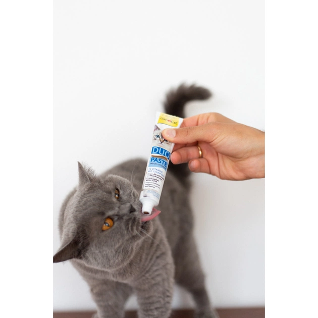 Паста для тварин GimCat DUO PASTE Multi-vitamin 12 vitamins with tuna 12 вітамінів та тунець 50 г (4002064421858) - picture 4