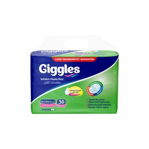 Підгузки для дорослих Giggles Medium 85-125 см 30 шт (868013101105) зображення 1