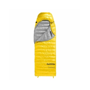 Спальний мішок Naturehike CWZ400 NH19W400-Z 550FP 90 Goose Down Yellow (6927595765364) зображення 1