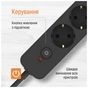 Сетевой фильтр питания ColorWay CCA-3G1MM 5 розеток, 3m Black (CW-PSEA1053BK) - уменьшенное изображение 10