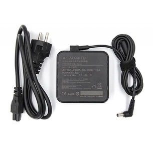 Блок живлення до ноутбуку PowerPlant ASUS 220V, 19V 90W 4.74A (5.5*2.5) wall mount (WM-AS90F5525) зображення 1