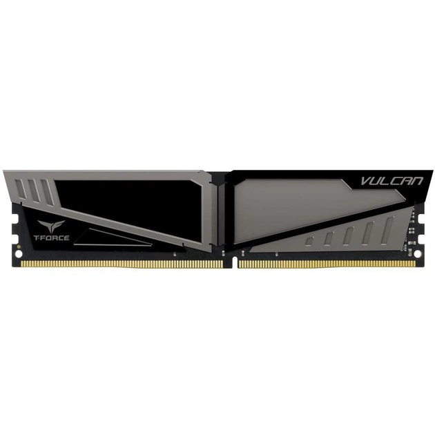 Модуль пам'яті для комп'ютера DDR4 16GB 2400 MHz T-Force Vulcan Gray Team (TLGD416G2400HC15B01) - изображение 1