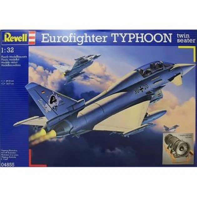 Збірна модель Revell Багатоцільовий винищувач Eurofighter Typhoon 1:32 (4855) - изображение 1