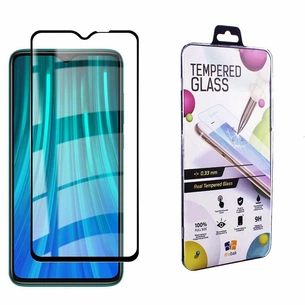 Скло захисне Drobak Vivo Y19 Full Cover Full Glue (Black) (222229) (222229) зображення 1