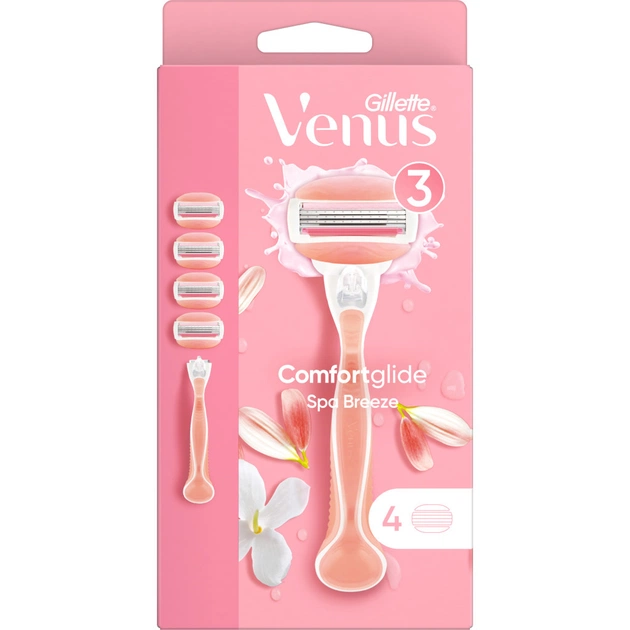 Бритва Gillette Venus Comfortglide Spa Breeze з 4 змінними картриджами (7702018469727) - picture 2