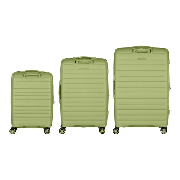 Набір валіз 2E Aero (L+M+S), оливково-зелені (2E-SPP-AERO-SET3-MG) - зображення 4