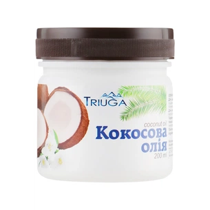 Олія для тіла Triuga Натуральна кокосова холодного віджиму 200 мл (8908003544441) изображение 1