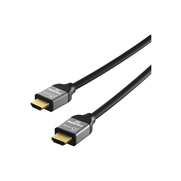 Кабель мультимедийный HDMI M to HDMI M 2.0m V2.1 8K 60Hz HDR10 HLG 48Gbp J5create (JDC53-N) - изображение 1