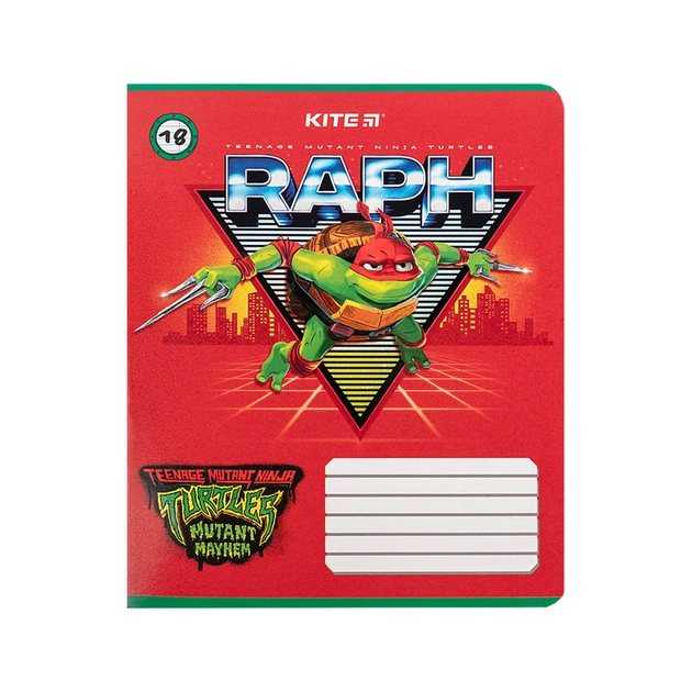 Зошит Kite Ninja Turtles, 18 аркушів, лінія (NT24-237) - picture 8