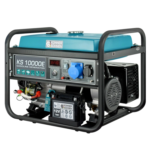 Генератор Konner&Sohnen KS 10000E, 230В, 8кВт, электростартер, 85.5кг (KS10000E) - изображение 3