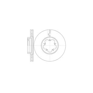 Гальмівний диск REMSA 61022.10 зображення 1