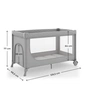 Дитячий манеж Kinderkraft Leody Up Grey (5902533930159) - зменшене зображення 7
