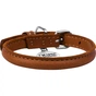 Нашийник для тварин WAUDOG Soft з QR паспортом круглий Д 13 мм Д 53-63 см коричневий (02696) - зменшене зображення 2