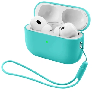 Чехол для наушников Armorstandart Silicone Case with straps For Apple AirPods Pro 3 Mint (ARM91282) изображение 1
