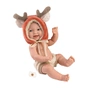 Лялька Llorens Mini Baby Boy Reindeer, 31 см (63202) - зменшене зображення 2