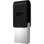 USB флеш накопичувач Silicon Power 64GB Mobile X31 USB 3.0 OTG (SP064GBUF3X31V1K) - зменшене зображення 2