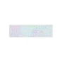 Клавіатура Canyon HKB-W11 Slim Dual Mode Wireless/Bluetooth RGB UA White (CNS-HBTK11W) - зменшене зображення 1