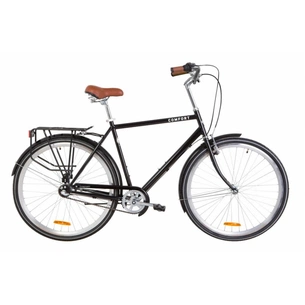 Велосипед Дорожник 28" COMFORT MALE рама-22" St 2020 чорний з багажником (OPS-D-28-170) зображення 1