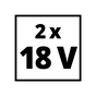 Набір акумулятор + зарядний пристрій Einhell 18V 2x4.0Ah Twincharger Kit (4512112) - зменшене зображення 5