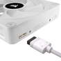 Кулер до корпусу Corsair iCUE Link QX120 RGB PWM PC Fans Starter Kit with iCUE Link System Hub W (CO-9051006-WW) - зменшене зображення 7