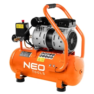 Компресор Neo Tools безоливний, 2-х поршневий, 230В, 12л, 8 Бар, 105л/хв, 500Вт, (12K020) зображення 1