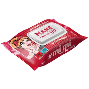 Вологі серветки Mi Mi Beauty Для зняття макіяжу 24 шт. (4820237500564) зображення 1